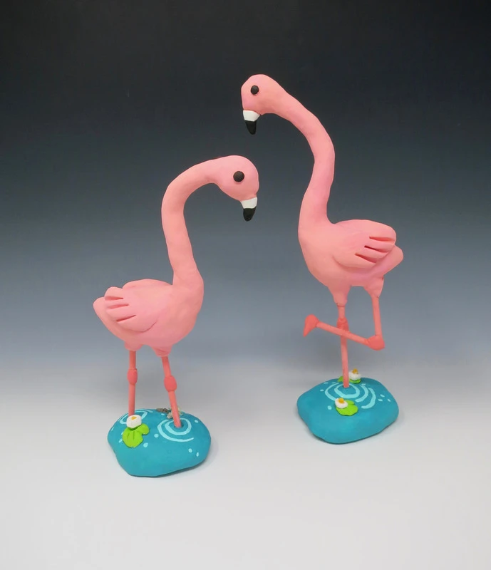 Fancy Flamingos